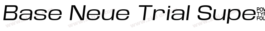 Base Neue Trial Supe字体转换